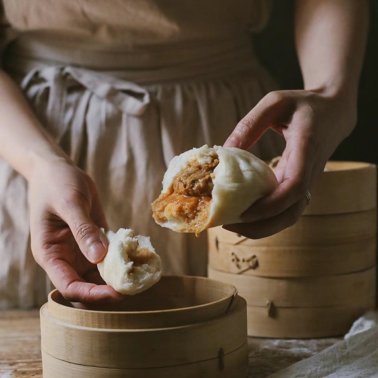 Traditional Pork Bao 猪肉包子 (3 Pcs)