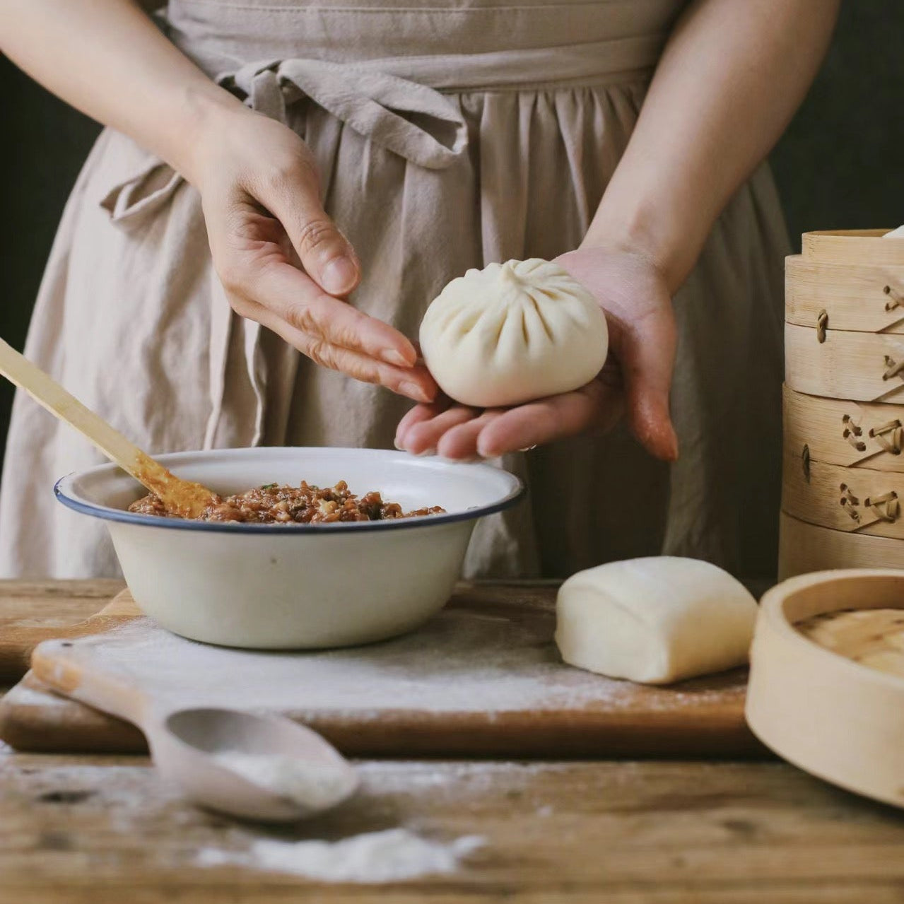 Traditional Pork Bao 猪肉包子 (3 Pcs)