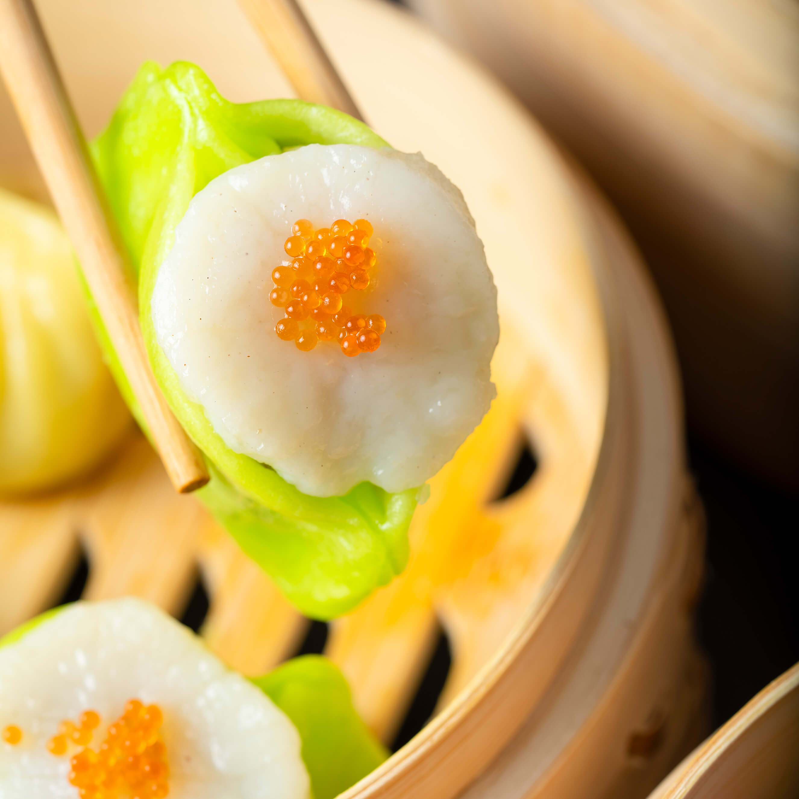 Scallop and Chinese Leek Dumplings (4pcs) 带子韭菜饺 (4个)