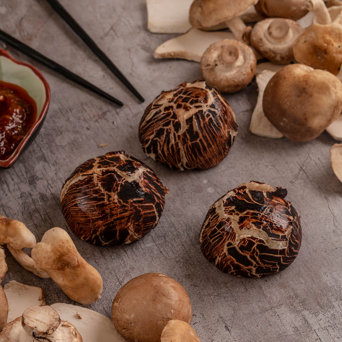 Mushroom Bao (3 pieces) (VEGAN)
